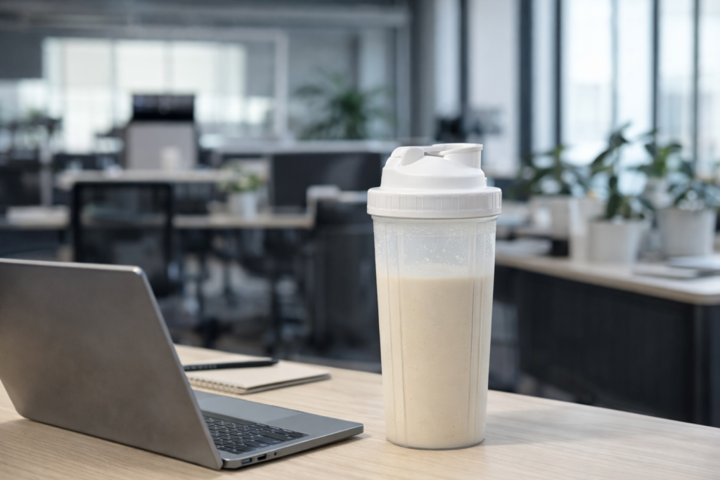 Proteinpulver Supplement Berufstätige