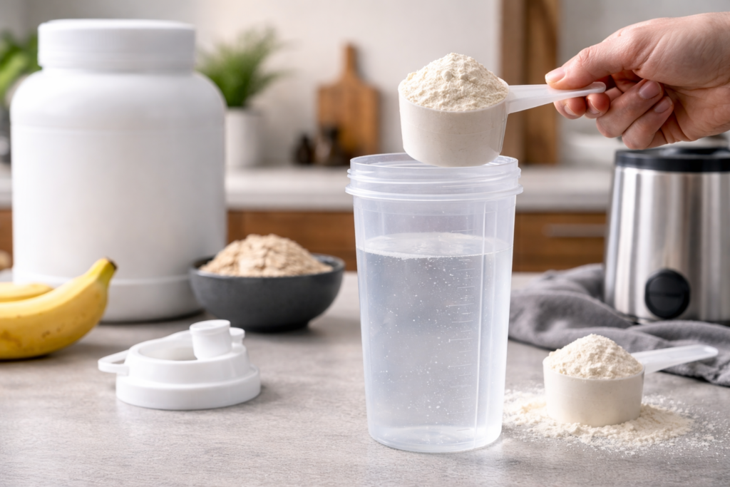 Proteinpulver Supplement Zeitpunkt